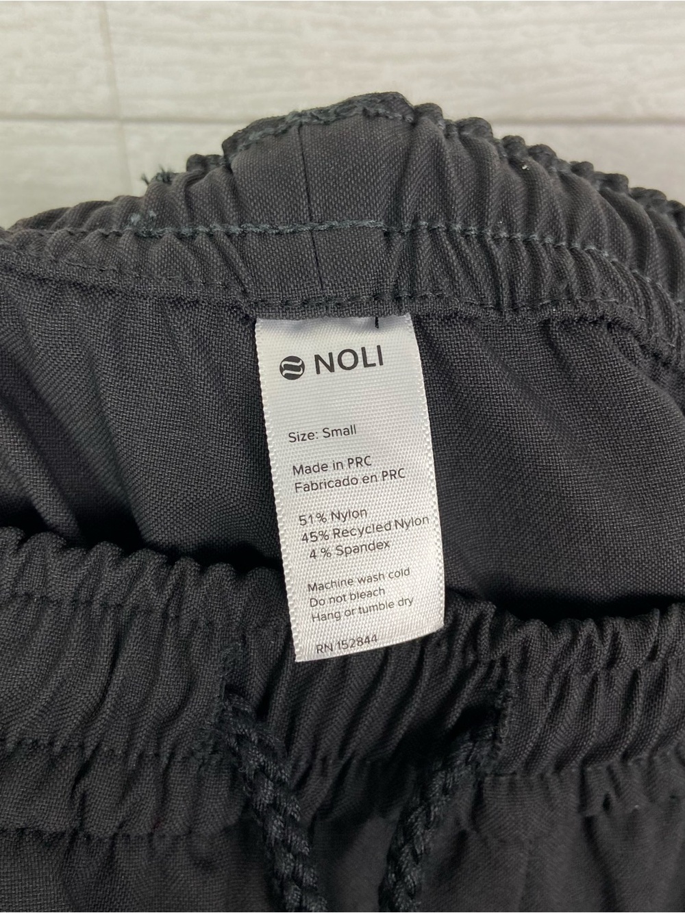 NWT NOLI Destination Cargo Pant Black Small Athleisure Street Nylon Jogger - Picture 6 of 12